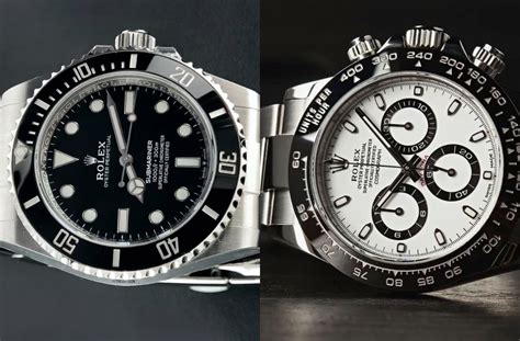 dayrtona submariner acciaio e oro rolex|Rolex Daytona vs. Submariner Review .